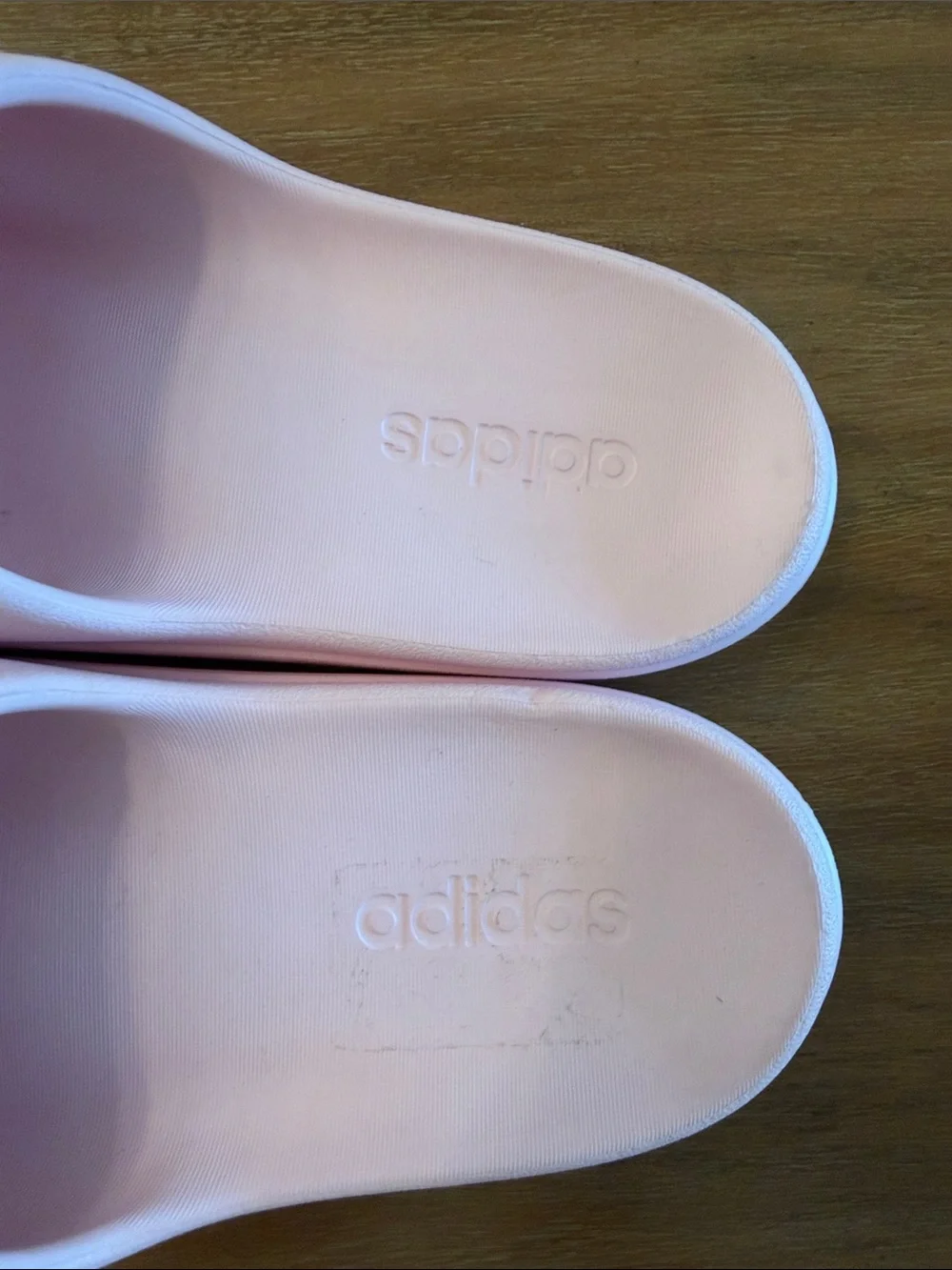 adidas Women’s Pastel Pink Slide Sandals